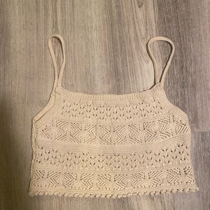 Zara crochet top